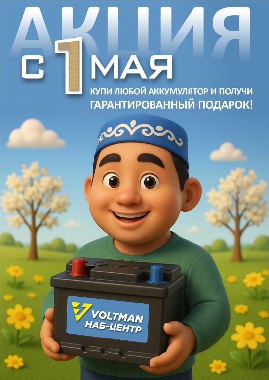 Акция! Купи аккумулятор — получи гарантированный подарок!