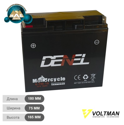 Аккумулятор Denel 18 ah